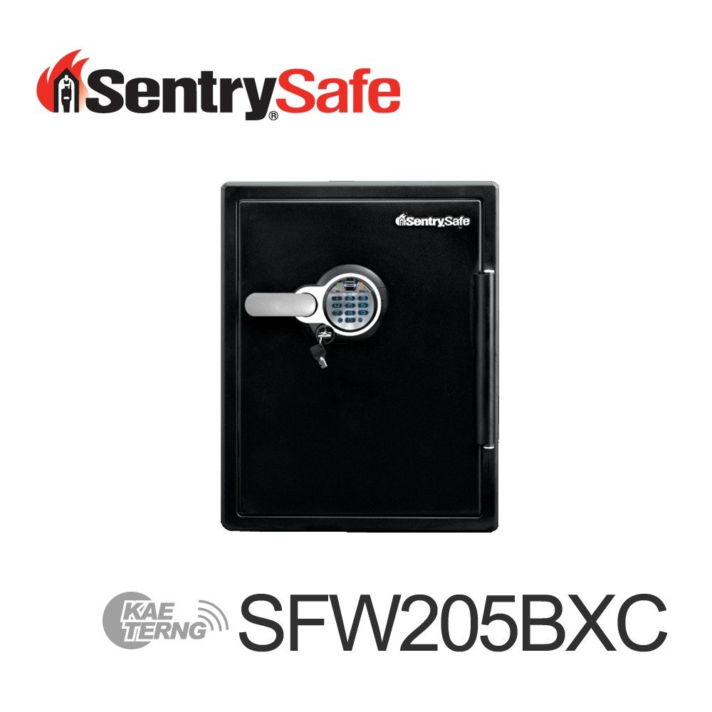 Sentry Safe 指紋辨識及電子式密碼鎖防火防水金庫（大）SFW205BXC